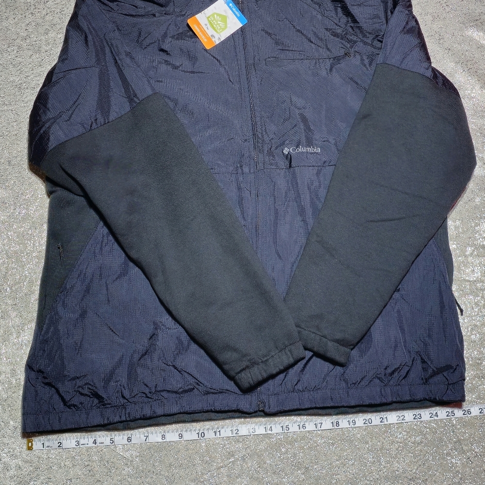 NWT Columbia Sportswear Men's Black Reversible Hybrid Jacket Size 2XL and S - Picture 8 of 10